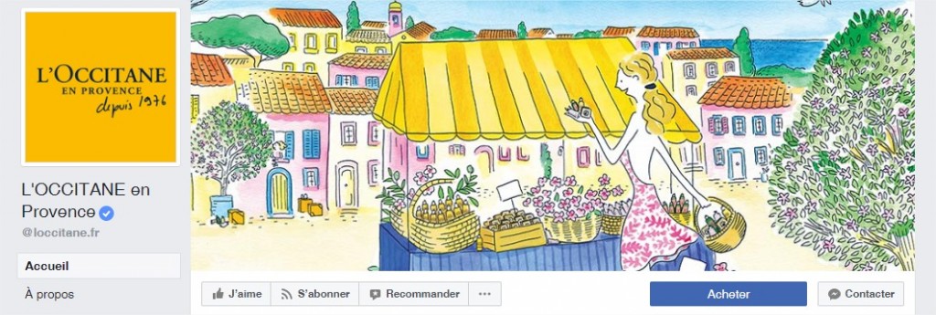 loccitane social selling facebook page