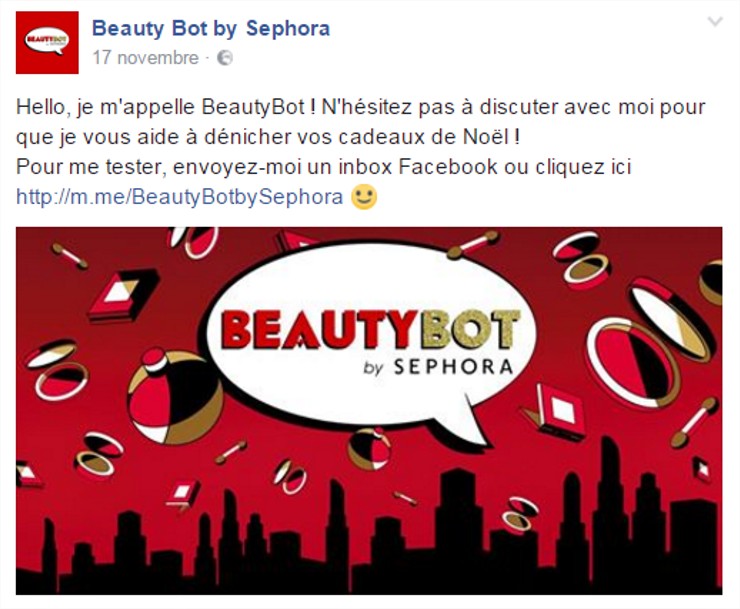 Beauty bot Sephora