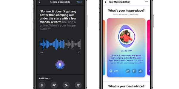 Soundbites, l'un des nouveaux outils de la suite audio social Facebook, pourrait bien réserver de nombreuses surprises. 