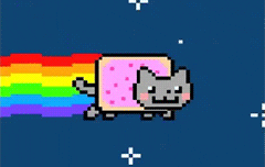 La version authentifiée de Nyan Cat a rapporté environ 580 000 dollars à son créateur Chris Torres.