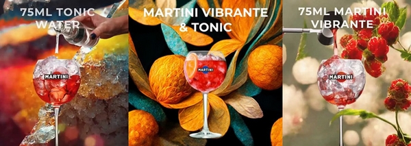 Réalisée par l'IA Midjourney, la campagne Unbottling Martini a fait couler beaucoup d'encre sur la Toile !