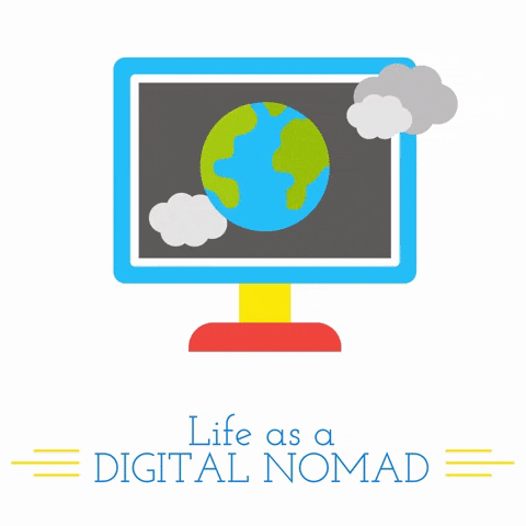 les digital nomads télétravaillent depuis l'étranger. 