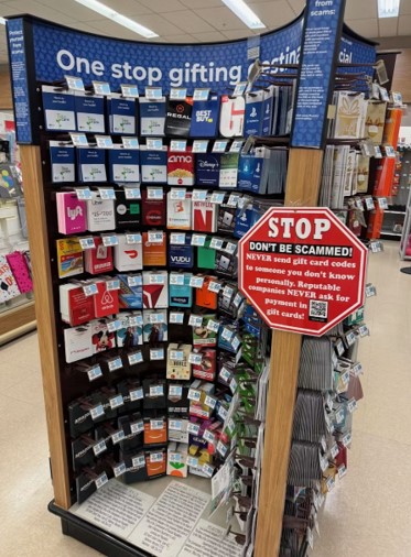 L'éduction des clients est essentielle pour limiter la fraude à la carte cadeau.