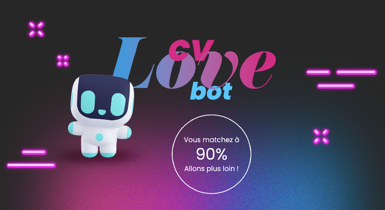 Saint-Valentin en entreprise : la campagne de recrutement de One Point a fait un carton avec son ton décalé et son Love Bot bien conçu !